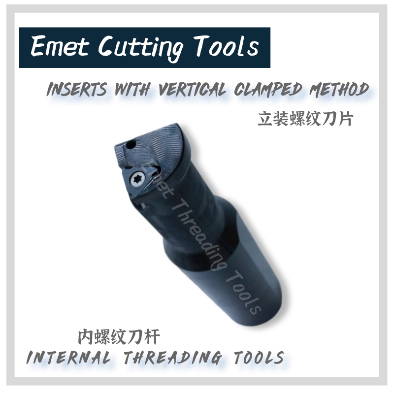 Emet Threading Tools/internal Threading Tools/external Threading Tools/insert voidaan kiinnittää sekä pystysuorilla että vaakasuorassa menetelmillä/turning-työkalut